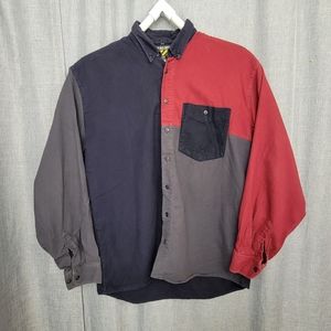 Big Rock Canyon Button-Down Long Sleeve Size M Cotton